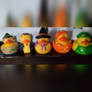 Lot Of 5 RUBBER DUCKIES